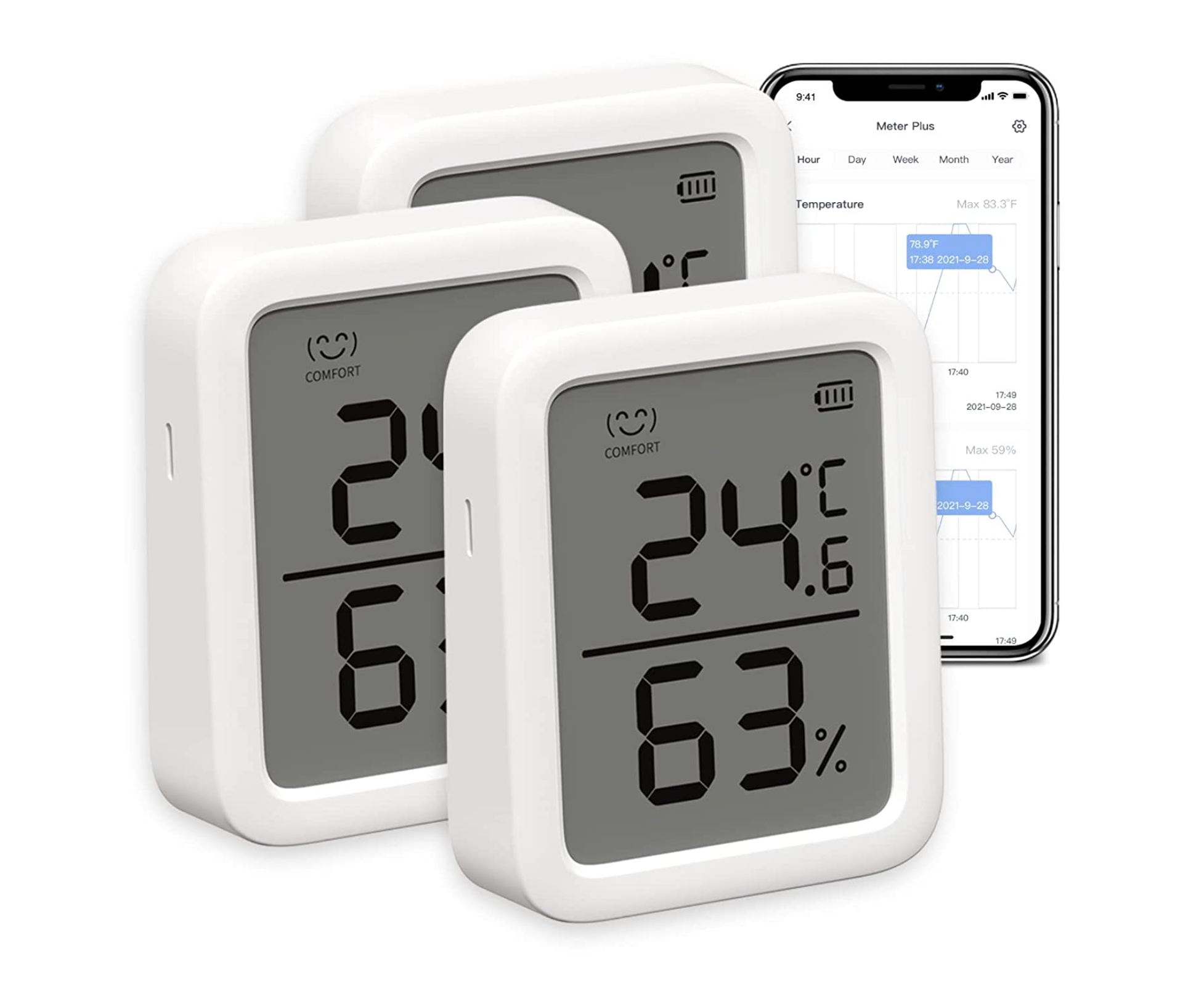 SwitchBot Meter Plus- 3er Set Mesch Shop SwitchBot Meter Plus- 3er Set Mesch Shop